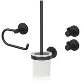 LENZ WC kombinirana garnitura Nero (4 -del., Črne barve) | Shoptok.si