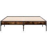  Okvir kreveta boja hrasta 120x200 cm konstruirano drvo i metal | shoptok.hr