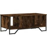 Maison Chic Klubska mizica - kavna mizica - Nizka mizica dimljeni hrast 100x51x40 cm inženirski les, (21753582) Cene