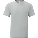 Fruit Of The Loom Grey Iconic Combed Cotton T-shirt Cene