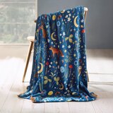 Catherine Lansfield Modra odeja iz mikropliša 130x170 cm Enchanted Twilight Animals – | Shoptok.si