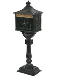  Poštanski sandučić s postoljem u vintage stilu aluminijski nehrđajući zeleni | shoptok.hr