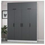 Hanah home Ormar Kale 180x255x52cm Antracit | Eponuda.ba