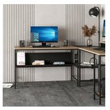 Hanah home Radni sto Greta L Matte Black