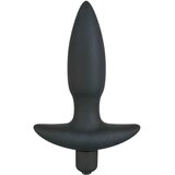 Black Velvets Silicone Vibrating Plug Small Cene