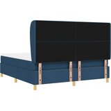  Krevet s opruga kutije s uzglavljem Plava 200 x 180 cm tkanina | shoptok.hr