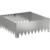  Ograda oko Travnjaka 60 x 60 x 20 cm Čelik Srebrna | Eponuda.com