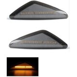 Oem Kristalni LED bočni migavci BMW X3 / X5 / X6, Zatamnjeni, Sa Led linijom | Eponuda.com