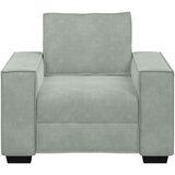 SOFA fotelja svijetlosiva 100x78x84 cm baršun | shoptok.hr