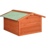 vidaXL garaža za robotsku kosilicu 72 x 87 x 50 cm od masivne jelovine | shoptok.hr