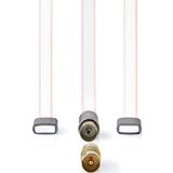  ANFMBW105AT20 FM Antena IEC koaksijalni muški, Gold Plated, 50Ohm, Unshielded, 2m, PVC | ePonuda.com