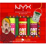 NYX Professional Makeup Home Alone Fat Oil Trio darilni set za ustnice odtenek 02 1 kos