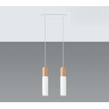  Sollux SL.0629 - Luster na sajli PABLO 2xGU10/40W/230V bela | Eponuda.com
