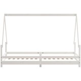  Okvir za dječji krevet bijeli 90 x 200 cm od masivne borovine | shoptok.hr