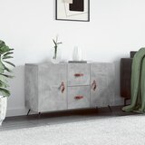 vidaXL Komoda betonsko siva 100x36x60 cm inženirski les Cene