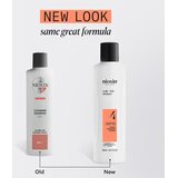 Nioxin System 4 Scalp + Hair Shampoo 300 ml šampon obojena kosa oštećenu kosu suha kosa za žene | shoptok.hr