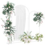  Vjenčani luk 3 pcs Bijelo Čelik | shoptok.hr