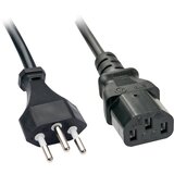 Lindy tok priključni kabel [1x švicarski moški konektor - 1x ženski konektor IEC C13\, 10 A] 3.00 m črna, (20414663) | Shoptok.si