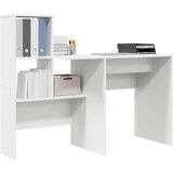 vidaXL Stol s policom Bijelo 131.5 x 50 x 106.5 cm Konstruirano drvo | shoptok.hr