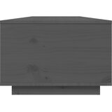  Stolić za kavu sivi 80 x 50 x 35,5 cm od masivne borovine | shoptok.hr