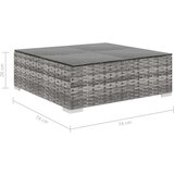  4-dijelna vrtna garnitura od poliratana s jastucima siva | shoptok.hr