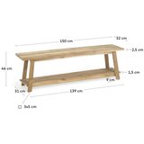 Kave Home Klop v naravni barvi Safara – | Shoptok.si