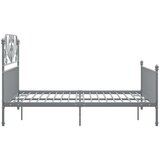  Za krevet sivi metalni 160 x 200 cm | shoptok.hr