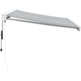 Tenda na uvlačenje antracit-bijela 3,5x2,5 m tkanina i aluminij | shoptok.hr