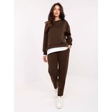 RUE PARIS Set-IT-KMPL-9237.46-dark brown Cene