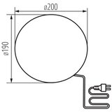 Kanlux 24654 - Spoljna lampa STONO 1xE27/15W/230V prečnik 20 cm IP65 | Eponuda.com
