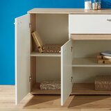 Mömax komoda carmen, bela, barva hrasta | Shoptok.si