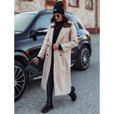 DStreet Płaszcz damski oversize MODVENTURE z kapturem beżowy | Shoptok.si