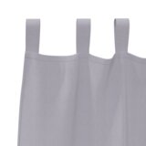 vidaXL Zavjese sa zavjesama 2 pcs Metalna siva 245 x 140 cm Poliester | shoptok.hr