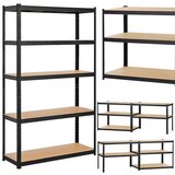 springos Kovinski regali s 5 policami 180x90x40cm 875kg Kletna garaža, (21635742) | Shoptok.si
