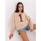 Fashion Hunters Beige hoodie, oversize fit | shoptok.hr