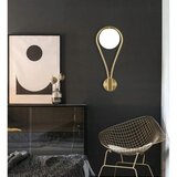 Toolight Zidna svjetiljka Staklena kugla Zlatna APP603-1W | shoptok.hr