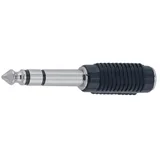 Klinken avdio adapter [1x klinken vtič 6.35 mm - 1x klinken vtičnica 3.5 mm] črne barve (20411480)