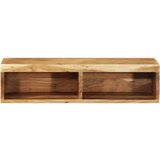 vidaXL Zidni TV ormarić 80x30x19 cm puno drvo bagrem | shoptok.hr