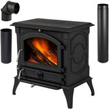 THUNDER Kamin peč – litoželezna peč s kompletom cevi, ECODESIGN, A energijski razred ® WESTA 17 kW, (5000098557) | Shoptok.si