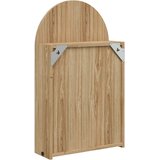  Kupaonski ormarić s ogledalom LED lučni boja hrasta 42x13x70 cm | shoptok.hr