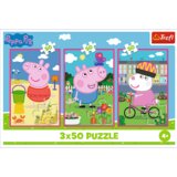 Puzzle 3x50 - Siła przyjaźni / Peppa PigMix 70% 34877 | shoptok.hr