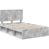  Konstrukcija postelje Beton 120 x 200 cm Masivno borovo les, (5000102842) | Shoptok.si
