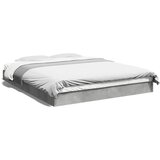 Maison Chic Posteljni Okvir - Dvoposteljna postelja betonsko siv 160x200 cm inženirski les, (22081568) | Shoptok.si