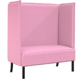 Visoka sedežna garnitura Roza 109x56x121 cm Tkanina, (22094422) | Shoptok.si