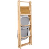 Jimmylee REGAL 45,5/107/33,5 cm siva, naravne barve | Shoptok.si