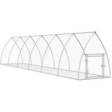  Kavez za zečeve srebrni 105 x 600 x 120 cm od pocinčanog čelika | shoptok.hr