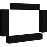 TV ormar 8 kom. Crna | shoptok.hr