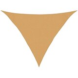  Jedro za zaštitu od sunca 160 g/m² Trokutasto pijesak 3x3x4,2 m HDPE | shoptok.hr