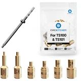 Pripomočki za taljenje + adapter TS100 - 1 set.