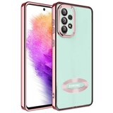  futrola sa niklovanim obodom No1 za samsung galaxy S24 roze Cene